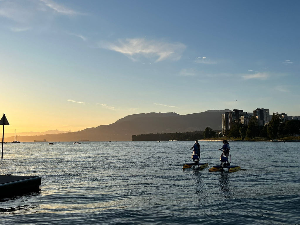 Vancouver BC Things to Do: Water Biking Adventures Await